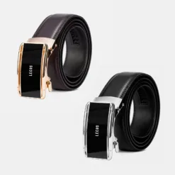 High quality genuine leather men's belt LECOS - LD6