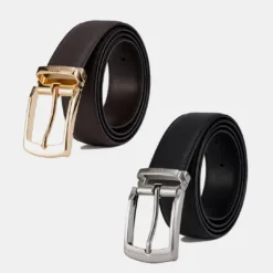 High quality genuine leather men's belt LECOS - LD4