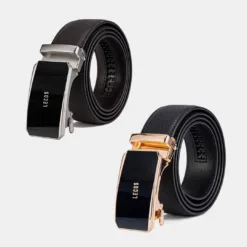 High quality genuine leather men's belt LECOS - LD2
