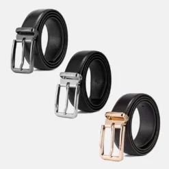 High quality genuine leather men's belt LECOS - LD7